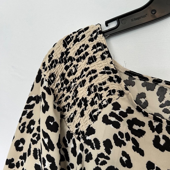 Ophelia Roe Leopard Print Blouse - Size 2X‎ - Picture 3 of 9